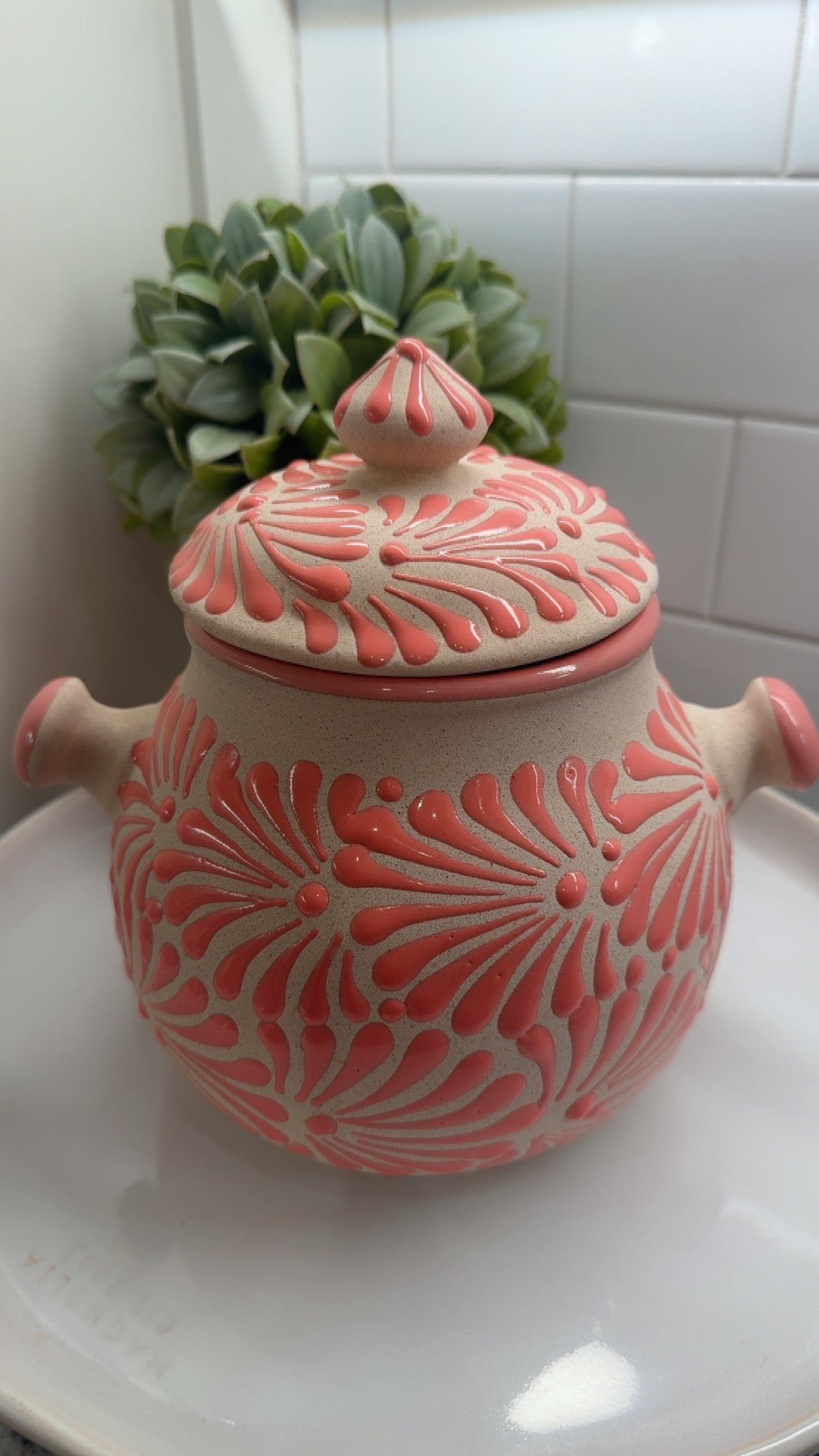 Bomba Pot Candle Pink