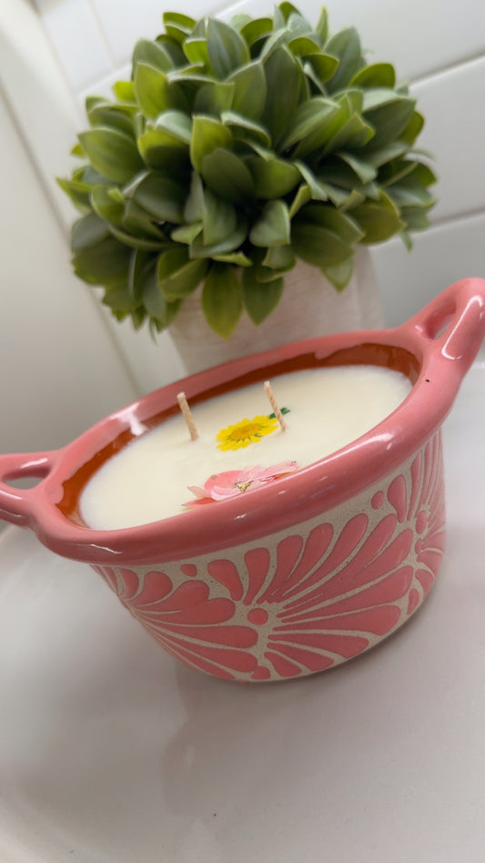 Cazuelita Candle Pink