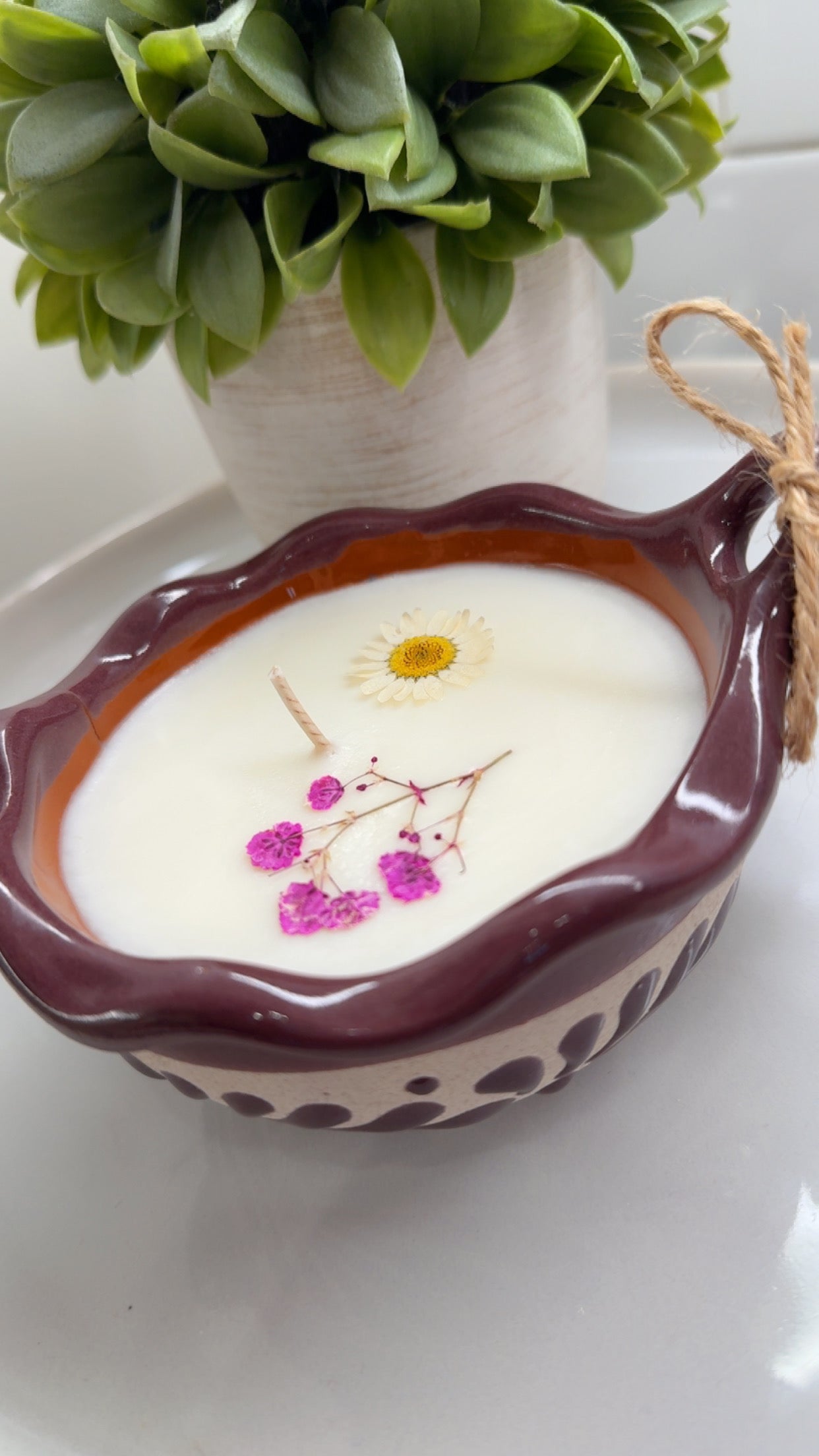 Cazuelita Candle Purple