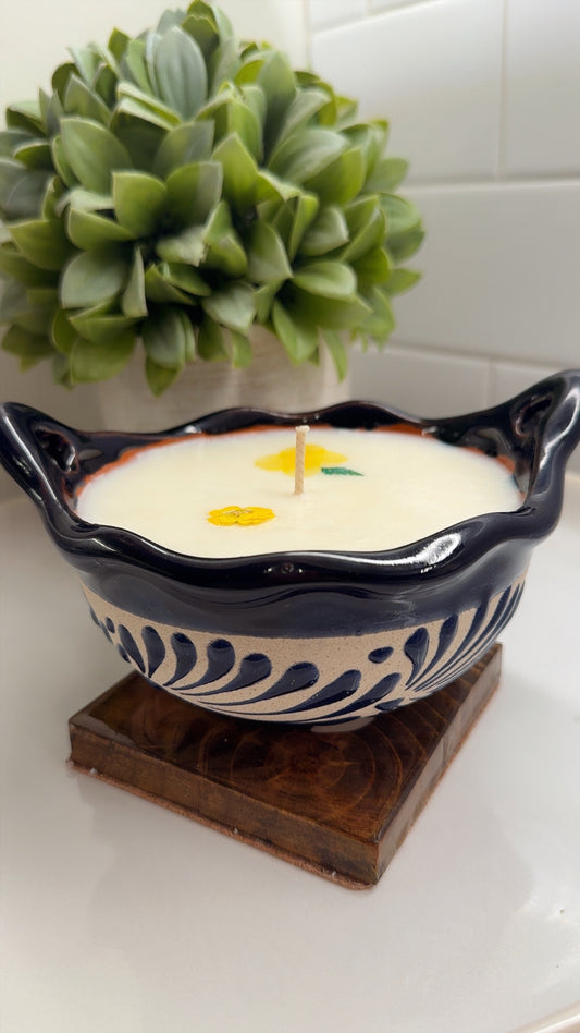 Cazuelita Candle Azul