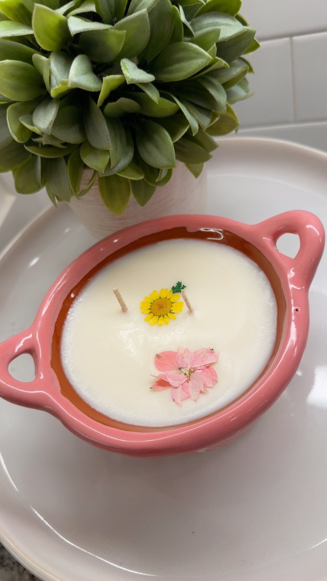 Cazuelita Candle Pink