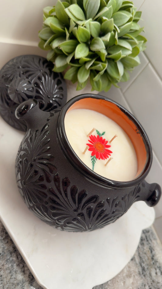 Bomba Pot Candle Black