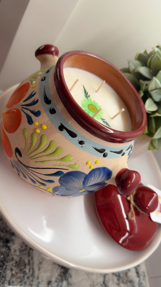 Bomba Pot Vibrant Color Candle