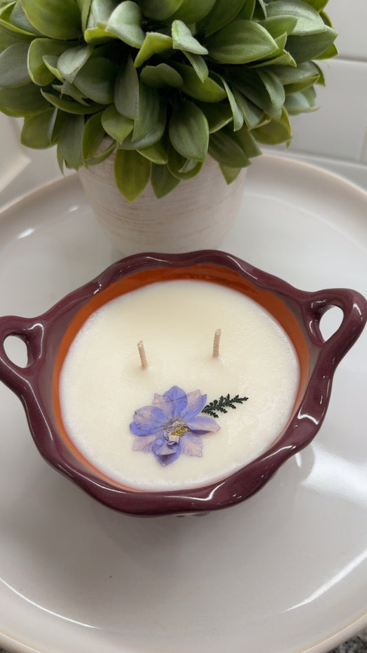 Cazuelita Candle Purple