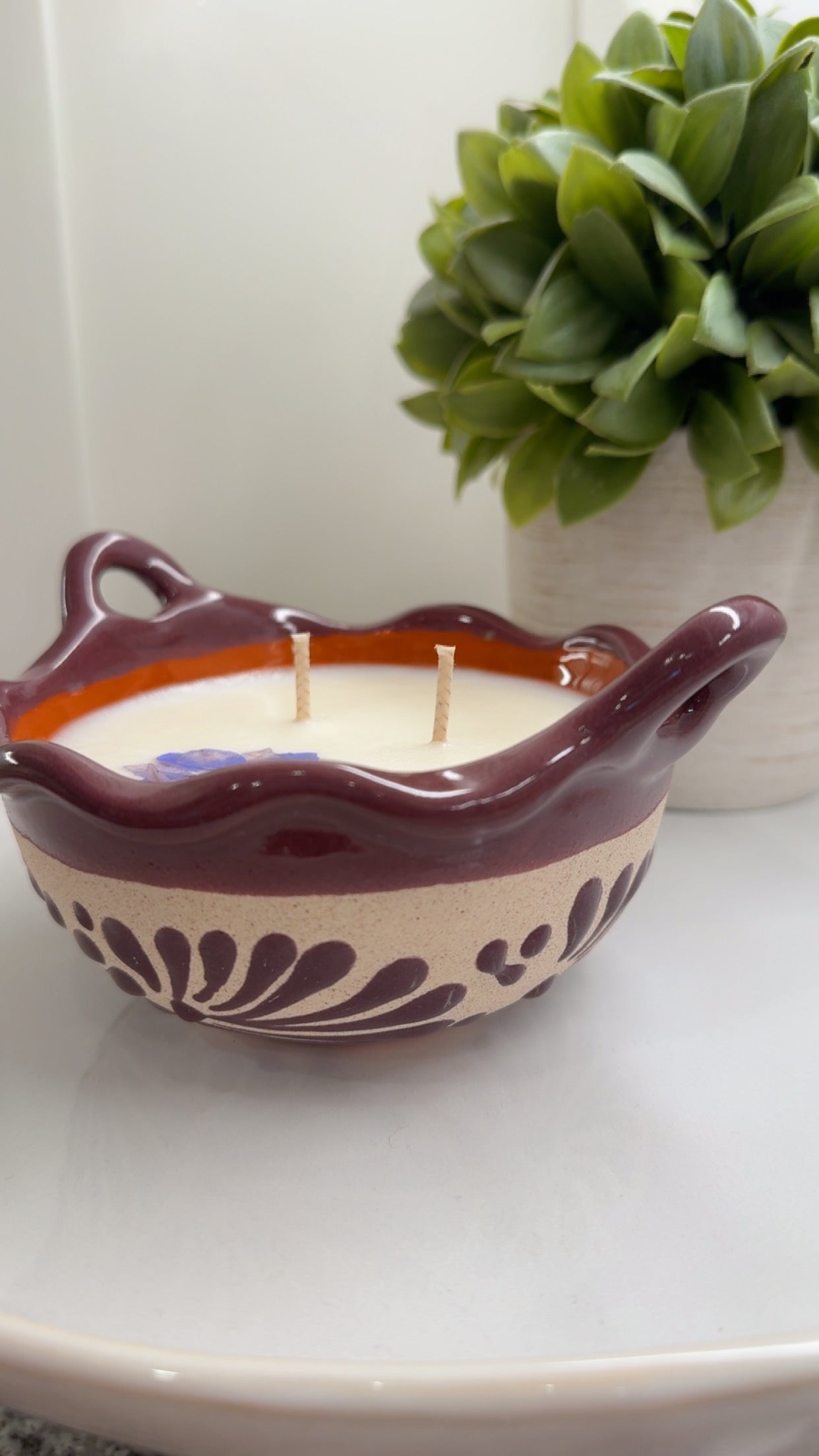 Cazuelita Candle Purple