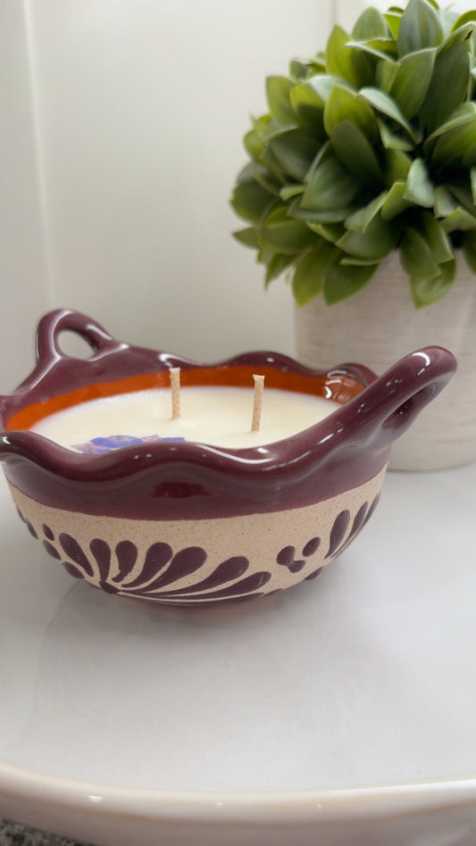 Cazuelita Candle Purple