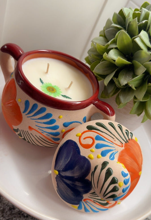 Sugar Bowl Vibrant Color Candle