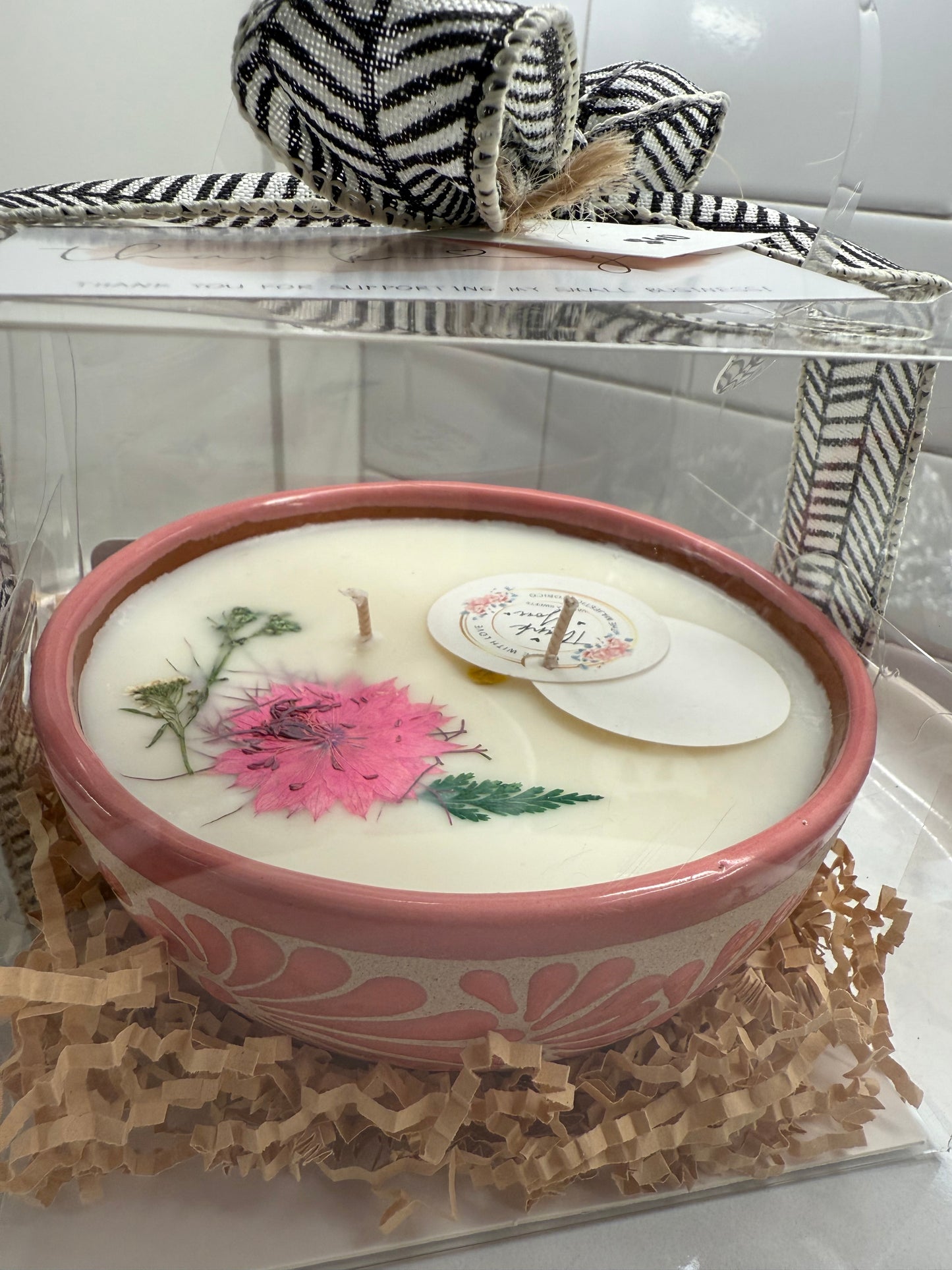 Candle Salsera Pink