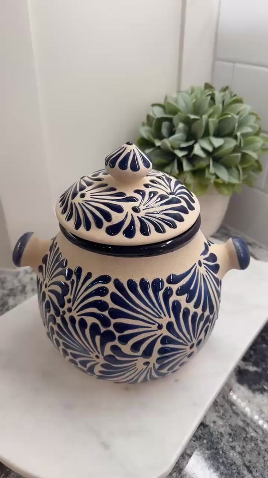 Bomba Pot Candle Azul