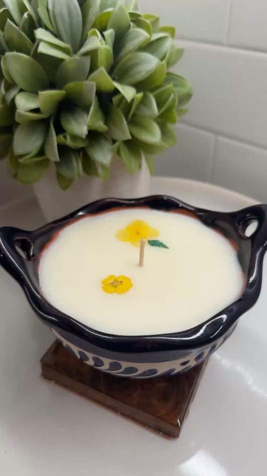 Cazuelita Candle Azul